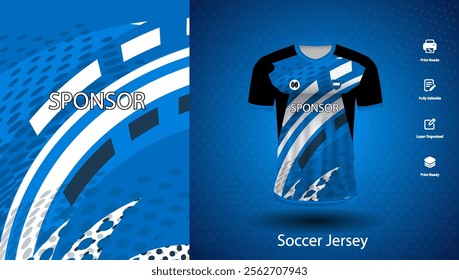 Soccer jersey design for sublimation or sports t shirt design for cricket