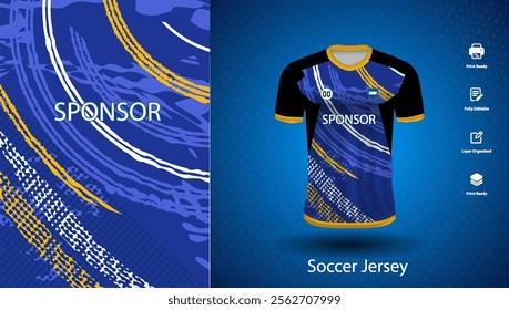 Soccer jersey design for sublimation or sports t shirt design for cricket