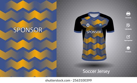 Soccer jersey design for sublimation or sports t shirt design for cricket