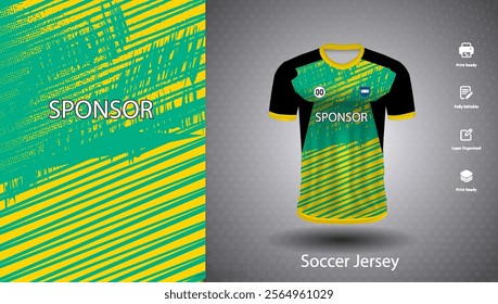 Soccer jersey design for sublimation or sports t shirt design for cricket