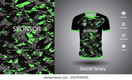 Soccer jersey design for sublimation or sports t shirt design for cricket