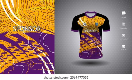 Soccer jersey design for sublimation or sports t shirt design for cricket
