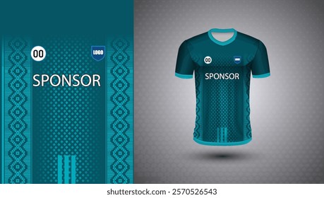 Soccer jersey design for sublimation or sports t shirt design for cricket