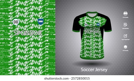 Soccer jersey design for sublimation or sports t shirt design for cricket