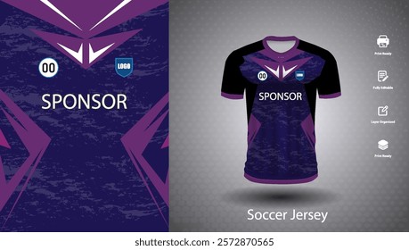 Soccer jersey design for sublimation or sports t shirt design for cricket