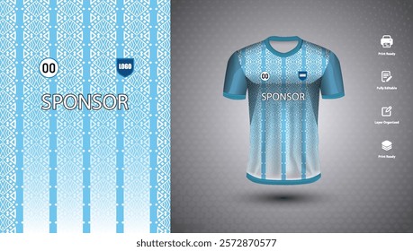 Soccer jersey design for sublimation or sports t shirt design for cricket