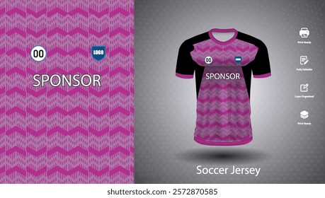 Soccer jersey design for sublimation or sports t shirt design for cricket
