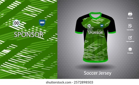 Soccer jersey design for sublimation or sports t shirt design for cricket
