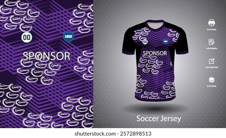 Soccer jersey design for sublimation or sports t shirt design for cricket
