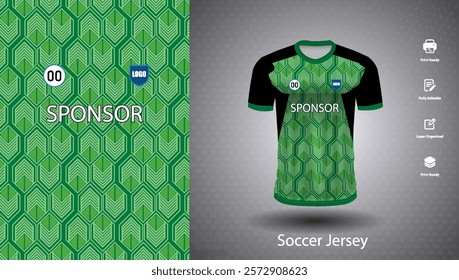 Soccer jersey design for sublimation or sports t shirt design for cricket