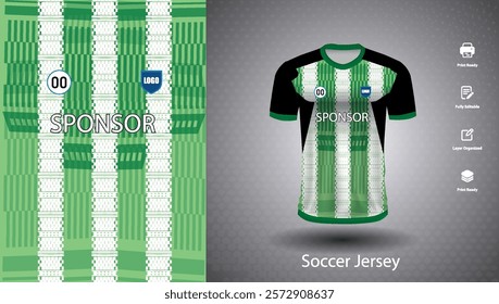 Soccer jersey design for sublimation or sports t shirt design for cricket