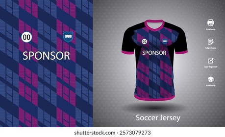 Soccer jersey design for sublimation or sports t shirt design for cricket