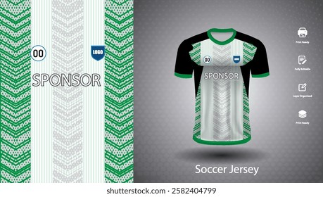 Soccer jersey design for sublimation or sports t shirt design for cricket
