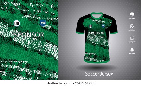 Soccer jersey design for sublimation or sports t shirt design for cricket
