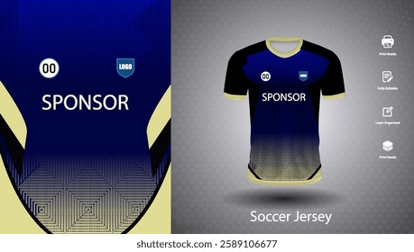Soccer jersey design for sublimation or sports t shirt design for cricket
