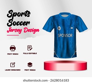 Soccer jersey design for sublimation or sports jersey design
