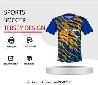 Soccer jersey design template or jersey Design 

