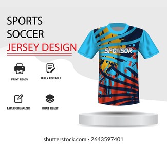Soccer jersey design template or jersey Design 
