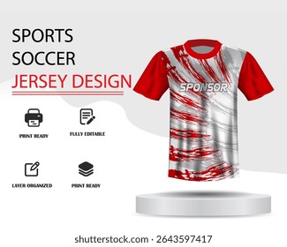 Soccer jersey design template or jersey Design 
