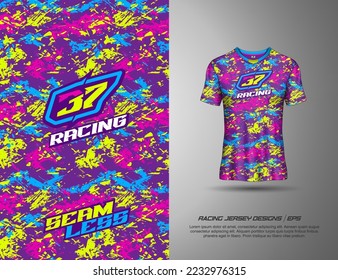 Soccer jersey designs. Abstract background for extreme sport livery team, motocross, racing, cycling, fishing, diving, leggings, football, gaming