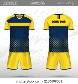 vector de diseño de jersey de fútbol