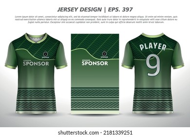 Soccer jersey football design for sublimation sport t shirt design Premium Free Vector collection