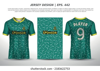 Soccer jersey football design sublimation sport t shirt design Premium Free Vector collection for racing, cycling, gaming, motocross