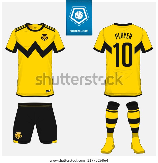 Soccer Jersey Football Kit Shorts Sock Stock Vector (Royalty Free ...