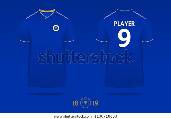 Premium Vector  Soccer jersey or football kit template design for argentina  national football team.