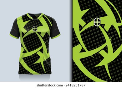 soccer jersey or football jersey template design for sportswear. football t-shirt mockup