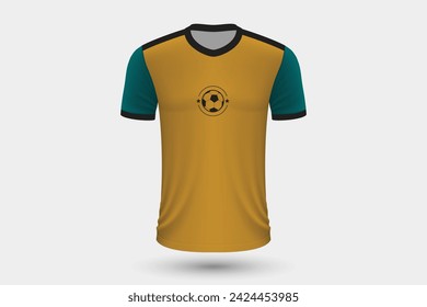 Soccer jersey for Germany national team with front and back view