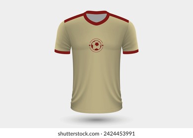 Soccer jersey for Germany national team with front and back view