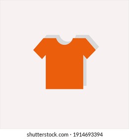 soccer jersey icon flat vector