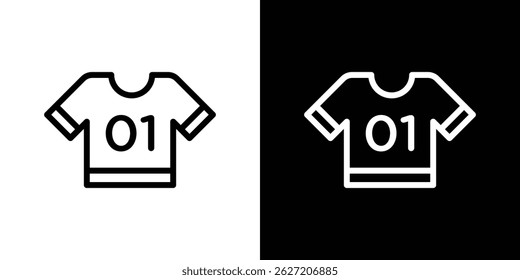 Soccer jersey icon. Logotype vector set