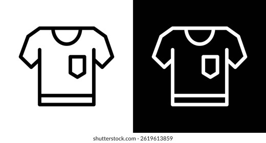 Ícone de camisa de futebol Símbolo vetorial em estilo plano na moda