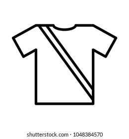 soccer jersey line art  vector template