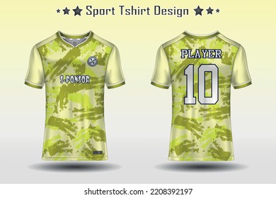 Soccer jersey mockup football jersey design sublimation sport t shirt design collection for racing, cycling, gaming, motocross