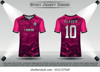 Soccer jersey mockup football jersey design sublimation sport t shirt design collection for racing, cycling, gaming, motocross