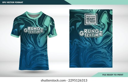 Soccer jersey pattern design. Abstract pattern for soccer kit, football kit or sports uniform. T-shirt mockup template. Fabric pattern. Sport background. stock illustration Navy color grunge texture