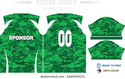Design de padrão de camisa de futebol. Padrão abstrato no fundo azul para o kit de futebol, kit de futebol, bicicleta, e-sport, basquete, modelo de t-shirt mockup. Padrão de tecido. Resumo.