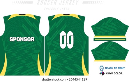 Design de padrão de camisa de futebol. Padrão abstrato no fundo azul para o kit de futebol, kit de futebol, bicicleta, e-sport, basquete, modelo de t-shirt mockup. Padrão de tecido. Resumo.