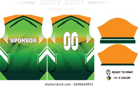 Soccer jersey pattern design. Abstract pattern on blue background for soccer kit, football kit, bicycle, e-sport, basketball, t-shirt mockup template. Fabric pattern. Abstract background.