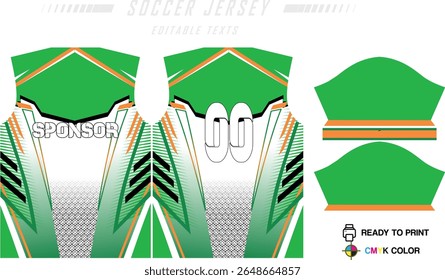 Design de padrão de camisa de futebol. Padrão abstrato no fundo azul para o kit de futebol, kit de futebol, bicicleta, e-sport, basquete, modelo de t-shirt mockup. Padrão de tecido. Resumo.