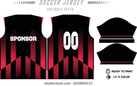 Design de padrão de camisa de futebol. Padrão abstrato no fundo azul para o kit de futebol, kit de futebol, bicicleta, e-sport, basquete, modelo de t-shirt mockup. Padrão de tecido. Resumo.