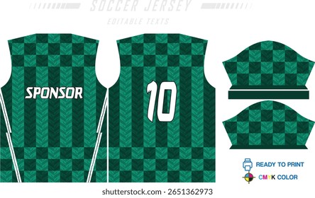 Design de padrão de camisa de futebol. Padrão abstrato no fundo azul para o kit de futebol, kit de futebol, bicicleta, e-sport, basquete, modelo de t-shirt mockup. Padrão de tecido. Fundo abstrato