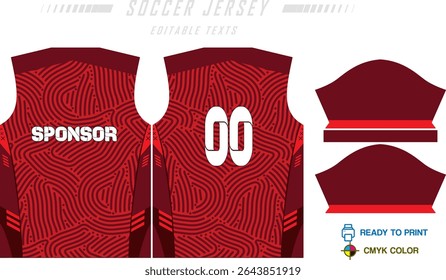 Soccer jersey pattern design background for soccer kit, football kit, bicycle, e-sport, basketball, t-shirt mockup template. Fabric pattern. Abstract background. Vector Illustration.