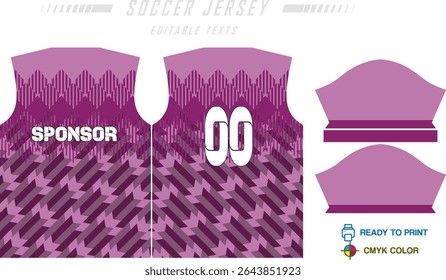 Fundo de projeto de padrão de camisa de futebol para kit de futebol, kit de futebol, bicicleta, e-sport, basquete, t-shirt modelo de maquete. Padrão de tecido. Resumo. Ilustração de vetor.