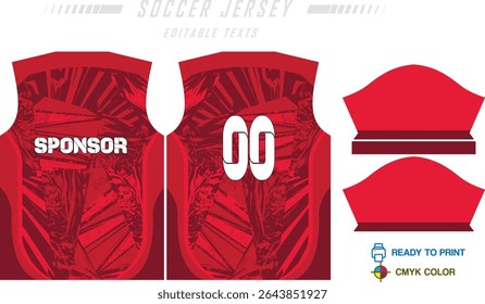 Soccer jersey pattern design background for soccer kit, football kit, bicycle, e-sport, basketball, t-shirt mockup template. Fabric pattern. Abstract background. Vector Illustration.