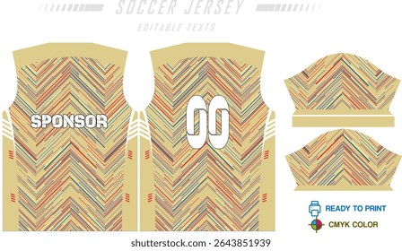 Fundo de projeto de padrão de camisa de futebol para kit de futebol, kit de futebol, bicicleta, e-sport, basquete, t-shirt modelo de maquete. Padrão de tecido. Resumo. Ilustração de vetor.