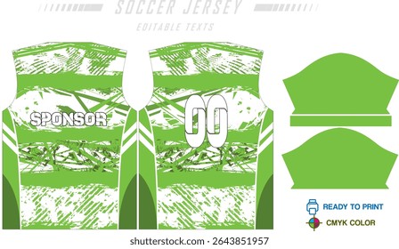 Fundo de projeto de padrão de camisa de futebol para kit de futebol, kit de futebol, bicicleta, e-sport, basquete, t-shirt modelo de maquete. Padrão de tecido. Resumo. Ilustração de vetor.